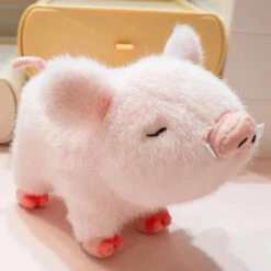 Kawaii Fluffy Wild Boar Plushie -Kawaii Store kawaiies plushies plush softtoy kawaii fluffy wild boar plushie soft toy pink 8in 20cm 220454