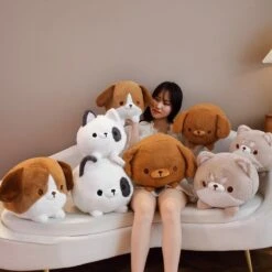 Kawaii Fluppy Dog Plushie Collection -Kawaii Store kawaiies plushies plush softtoy kawaii fluppy dog plushie collection new soft toy 401254