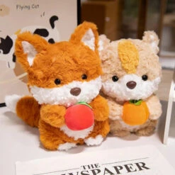 Kawaii Fox & Squirrel Chibi Plushies -Kawaii Store kawaiies plushies plush softtoy kawaii fox squirrel chibi plushies soft toy 320038