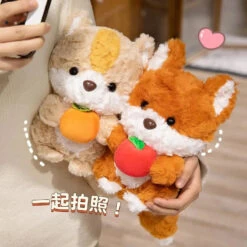 Kawaii Fox & Squirrel Chibi Plushies -Kawaii Store kawaiies plushies plush softtoy kawaii fox squirrel chibi plushies soft toy 382085