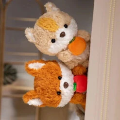 Kawaii Fox & Squirrel Chibi Plushies -Kawaii Store kawaiies plushies plush softtoy kawaii fox squirrel chibi plushies soft toy 646803