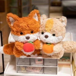 Kawaii Fox & Squirrel Chibi Plushies -Kawaii Store kawaiies plushies plush softtoy kawaii fox squirrel chibi plushies soft toy 854042
