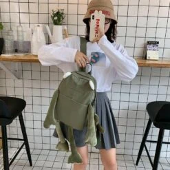 Apparel Kawaii Frog Backpack -Kawaii Store kawaiies plushies plush softtoy kawaii frog backpack new bags 435856