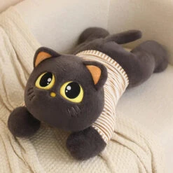 Kawaii Giant Cat Plushies 24 Kawaii Giant Cat Plushies -Kawaii Store kawaiies plushies plush softtoy kawaii giant cat plushies soft toy grey tee 65cm 435457