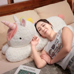 Kawaii Giant Chibi White Unicorn Plushie -Kawaii Store kawaiies plushies plush softtoy kawaii giant chibi white unicorn plushie soft toy 612801