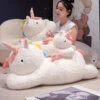 Kawaii Giant Chibi White Unicorn Plushie -Kawaii Store kawaiies plushies plush softtoy kawaii giant chibi white unicorn plushie soft toy 718388