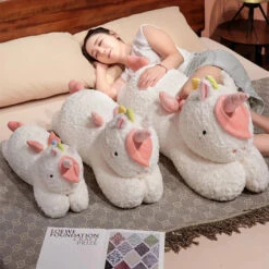 Kawaii Giant Chibi White Unicorn Plushie -Kawaii Store kawaiies plushies plush softtoy kawaii giant chibi white unicorn plushie soft toy 769639