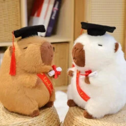 Kawaii Graduation Capybara Plushies -Kawaii Store kawaiies plushies plush softtoy kawaii graduation capybara plushies soft toy 268933