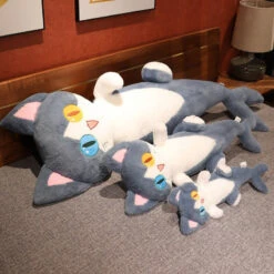Kawaii Half Dolphin Half Cat Plushie -Kawaii Store kawaiies plushies plush softtoy kawaii half dolphin half cat plushie new soft toy 19in 50cm 175855