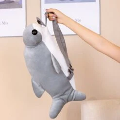 Apparel Kawaii Hammerhead Shark Plush Backpack -Kawaii Store kawaiies plushies plush softtoy kawaii hammerhead shark plush backpack apparel 879615
