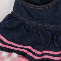 Apparel Kawaii Harajuku Japanese-themed Lolita Mini Denim Checked Women's Skirt -Kawaii Store kawaiies plushies plush softtoy kawaii harajuku japanese themed lolita mini denim checked womens skirt apparel 393346