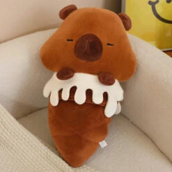 Kawaii Ice Cream Pig Capybara Chick Sheep Plushie -Kawaii Store kawaiies plushies plush softtoy kawaii ice cream pig capybara chick sheep plushie soft toy capybara 14in 35cm 426992