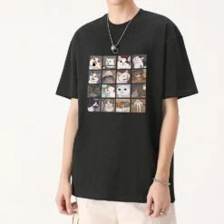Apparel Kawaii Illustrated Cats Meme V3 Unisex Tee Top -Kawaii Store kawaiies plushies plush softtoy kawaii illustrated cats meme v3 unisex tee top new apparel 754182