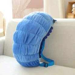 Kawaii Isopod Plush Backpack -Kawaii Store kawaiies plushies plush softtoy kawaii isopod plush backpack soft toy blue 950337