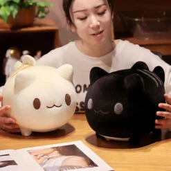 Kawaii Kitty Ball Plushie -Kawaii Store kawaiies plushies plush softtoy kawaii kitty ball plushie soft toy 252441