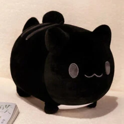 Kawaii Kitty Ball Plushie -Kawaii Store kawaiies plushies plush softtoy kawaii kitty ball plushie soft toy black 10in 25cm 120349