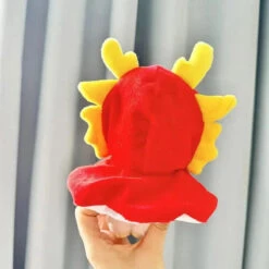Accessories Kawaii Labubu Red Chinese Dragon Outfit -Kawaii Store kawaiies plushies plush softtoy kawaii labubu red chinese dragon outfit accessories 730539