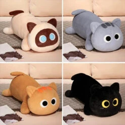 Kawaii Long Snuggly Cat Plushies -Kawaii Store kawaiies plushies plush softtoy kawaii long snuggly cat plushies soft toy 802531