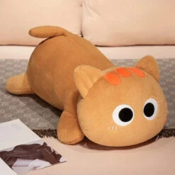 Kawaii Long Snuggly Cat Plushies -Kawaii Store kawaiies plushies plush softtoy kawaii long snuggly cat plushies soft toy brown 20in 50cm 192755