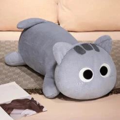 Kawaii Long Snuggly Cat Plushies -Kawaii Store kawaiies plushies plush softtoy kawaii long snuggly cat plushies soft toy gray 20in 50cm 136650