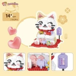 Kawaii Lucky Fortune Cat Nano Building Sets 14 Kawaii Lucky Fortune Cat Nano Building Sets -Kawaii Store kawaiies plushies plush softtoy kawaii lucky fortune cat nano building sets build it 785509