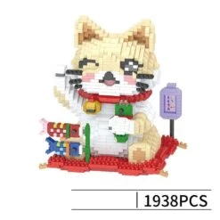 Kawaii Lucky Fortune Cat Nano Building Sets 17 Kawaii Lucky Fortune Cat Nano Building Sets -Kawaii Store kawaiies plushies plush softtoy kawaii lucky fortune cat nano building sets build it fish 1938pcs 994687
