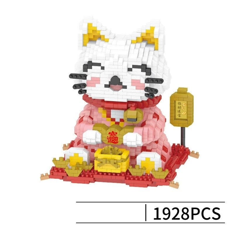 Kawaii Lucky Fortune Cat Nano Building Sets 11 Kawaii Lucky Fortune Cat Nano Building Sets - Image 9