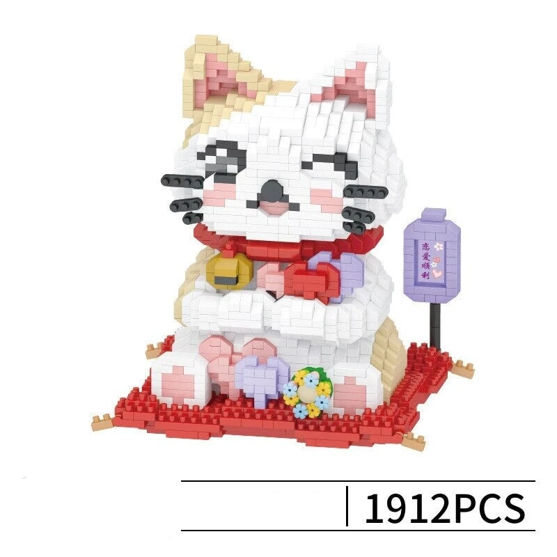 Kawaii Lucky Fortune Cat Nano Building Sets 7 Kawaii Lucky Fortune Cat Nano Building Sets - Image 5