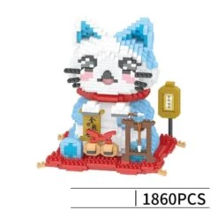 Kawaii Lucky Fortune Cat Nano Building Sets 16 Kawaii Lucky Fortune Cat Nano Building Sets -Kawaii Store kawaiies plushies plush softtoy kawaii lucky fortune cat nano building sets build it money 1860pcs 832630