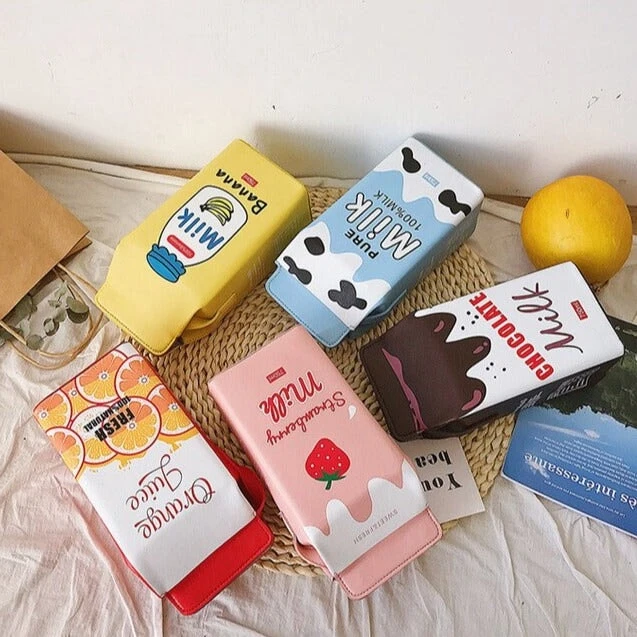 Apparel Kawaii Milk Juice Carton Box Bag 9 Apparel Kawaii Milk Juice Carton Box Bag - Image 7