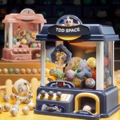 Kawaii Mini 'TDD SPACE' Claw Machine Toy