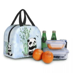 Kawaii Panda Insulated Lunch Bags