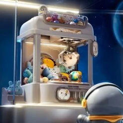 Kawaii Panda White Pink Space-Themed Advanced Mini Claw Machine -Kawaii Store kawaiies plushies plush softtoy kawaii panda white pink space themed advanced mini claw machine toys 729989