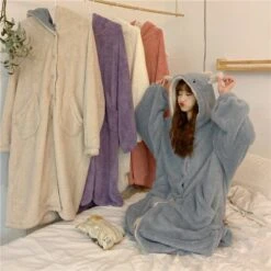 Apparel Kawaii Pastel Dragon Plush Hoodie Blanket -Kawaii Store kawaiies plushies plush softtoy kawaii pastel dragon plush hoodie blanket new apparel 704954