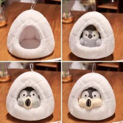 Kawaii Penguin Nest Plushie 12 Kawaii Penguin Nest Plushie -Kawaii Store kawaiies plushies plush softtoy kawaii penguin nest plushie soft toy 491647