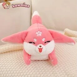 Kawaii Pink Fox Sakura Plushie -Kawaii Store kawaiies plushies plush softtoy kawaii pink fox sakura plushie soft toy 762968