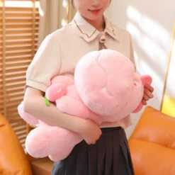 Kawaii Pink Green Fluffy Dinosaur Plushies -Kawaii Store kawaiies plushies plush softtoy kawaii pink green fluffy dinosaur plushies new soft toy 521698