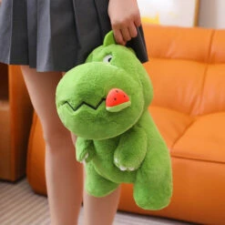 Kawaii Pink Green Fluffy Dinosaur Plushies -Kawaii Store kawaiies plushies plush softtoy kawaii pink green fluffy dinosaur plushies new soft toy 652074