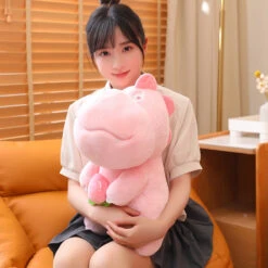 Kawaii Pink Green Fluffy Dinosaur Plushies -Kawaii Store kawaiies plushies plush softtoy kawaii pink green fluffy dinosaur plushies new soft toy 995851