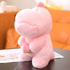 Kawaii Pink Green Fluffy Dinosaur Plushies -Kawaii Store kawaiies plushies plush softtoy kawaii pink green fluffy dinosaur plushies new soft toy pink 25cm 580854