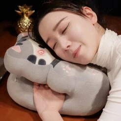 Kawaii Power Nap Head Rest Cushion -Kawaii Store kawaiies plushies plush softtoy kawaii power nap head rest cushion new pillows 358229