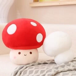 Kawaii Red Brown White Mushroom Plushie Family -Kawaii Store kawaiies plushies plush softtoy kawaii red brown white mushroom plushie family new soft toy 635529