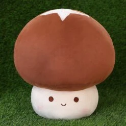 Kawaii Red Brown White Mushroom Plushie Family -Kawaii Store kawaiies plushies plush softtoy kawaii red brown white mushroom plushie family new soft toy brown 9in 25cm 207313