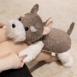 Kawaii Schnauzer Dog Plushies -Kawaii Store kawaiies plushies plush softtoy kawaii schnauzer dog plushies soft toy 271788