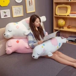 Kawaii Seal Plushies -Kawaii Store kawaiies plushies plush softtoy kawaii seal plushies soft toy 695178