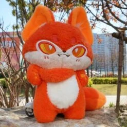 Kawaii Sleek Fox Plushie -Kawaii Store kawaiies plushies plush softtoy kawaii sleek fox plushie new soft toy orange 305222