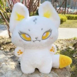 Kawaii Sleek Fox Plushie -Kawaii Store kawaiies plushies plush softtoy kawaii sleek fox plushie new soft toy white 646352