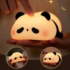 Kawaii Sleepy Panda LED Night Lights -Kawaii Store kawaiies plushies plush softtoy kawaii sleepy panda led night lights home decor 187754