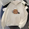 Apparel Kawaii Sloth With Cats Unisex Hoodie -Kawaii Store kawaiies plushies plush softtoy kawaii sloth with cats unisex hoodie apparel cream 3xl 371902