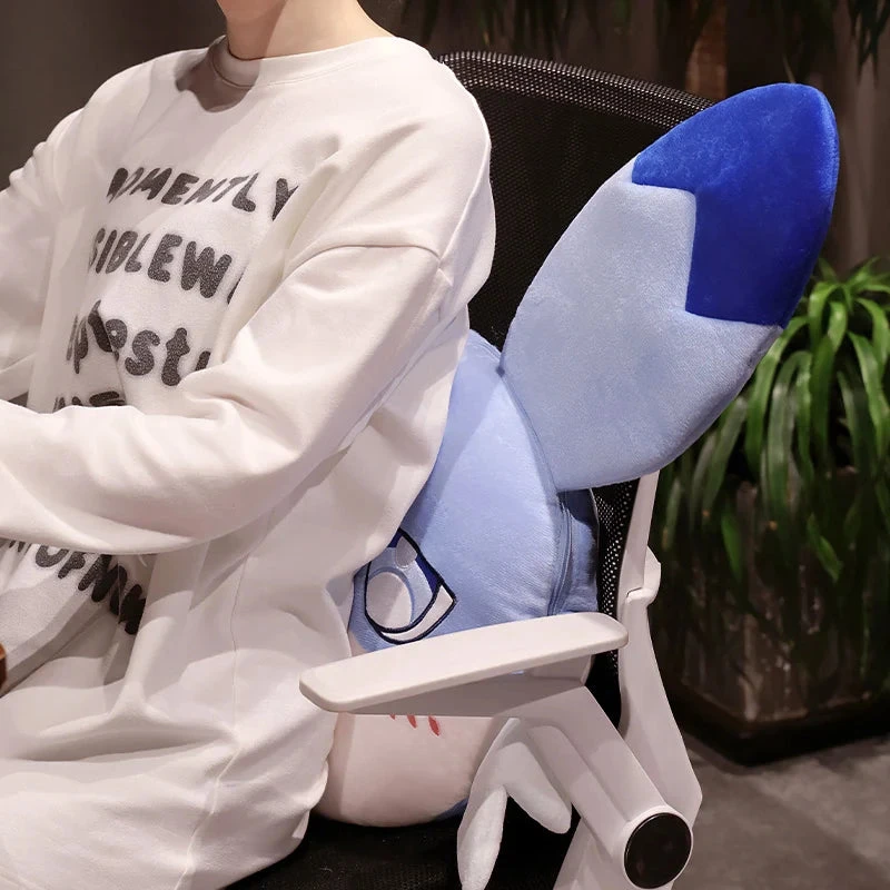 Kawaii Sofi Blue Dragon Pillow Blanket Plushie Combo 9 Kawaii Sofi Blue Dragon Pillow Blanket Plushie Combo - Image 7